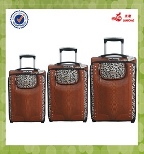 Oem viajes Animal impreso tres piezas <span class=keywords><strong>Set</strong></span> 19 " 23 " 26 " equipaje, venta caliente maleta precio bajo de la alta calidad - Product Image 5