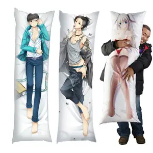 Funda de almohada 3d, almohada de cuerpo, juguete sexual de anime desnudo