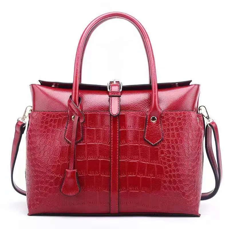 2021 Shenglu новейшая кожаная сумка-тоут Aligator, Офисная Дамская элегантная сумка-тоут, сумки для онлайн-покупок (XJJS27)
