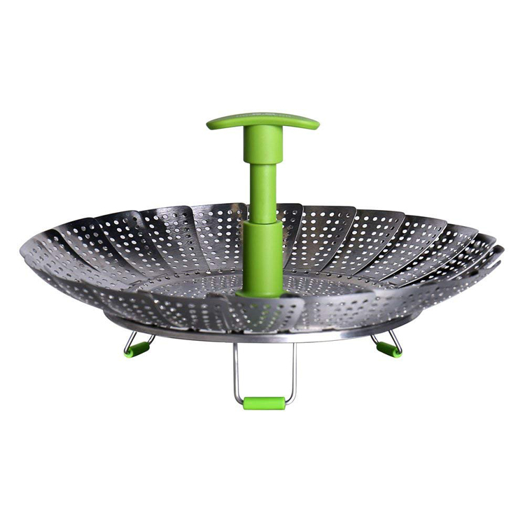 Корзина для отпаривания овощей/Складная корзина для отпаривания овощей из нержавеющей стали премиум-класса