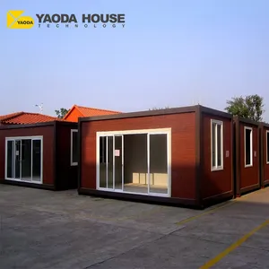 Koffie kiosk container geprefabriceerde cabine container woningen sandwich custom Draagbare huis 20/40ft modulaire kit huis