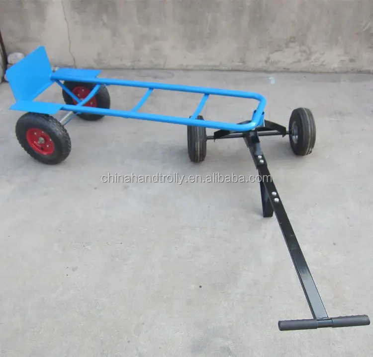 3 wheel hand heavy duty escort towing truck and hand trolley
