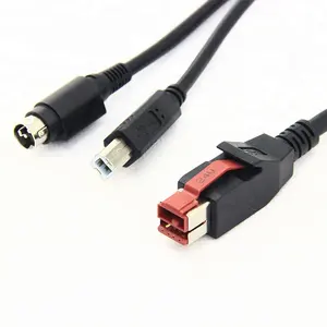 6フィートシールド24にHosiden & Usb B Powered Usb Cable