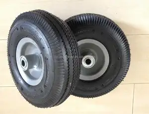 10 polegadas roda pneumática para carrinho de mão de pneu do carrinho de mão