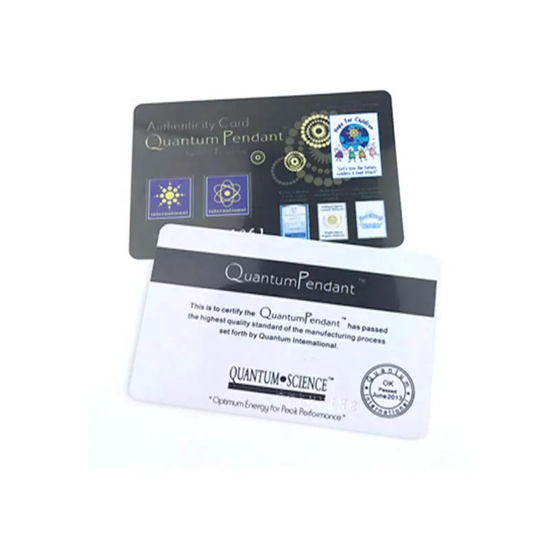 High Quality Quantum energy card German Technology with Negative ions