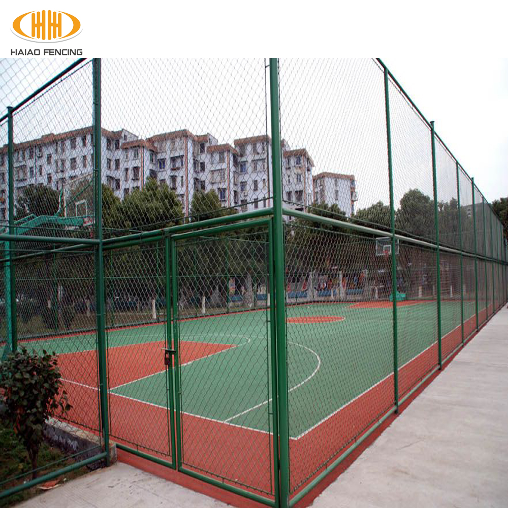 Black Green Pvc Coated Chain Link Mesh Fencing 14 Gauge Diamond Farm 6ft X 50ft