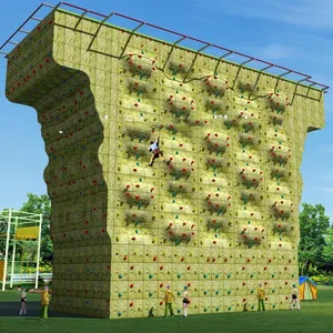 야외 어린이 섬유유리 암벽 등반 벽