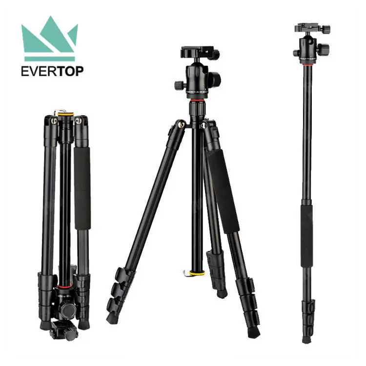 Tripod Monopod TS-PT101N High Quality Panorama Ball Head Aluminium Professional Tripod Digital Camera Tripod Monopod For DSLR Video Cell Phone