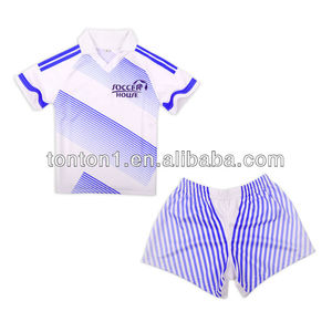 dry fit benutzerdefinierte fu&szlig;ballschule sublimated print youth soccer uniforms/sets factory wholesale - Product Image 1