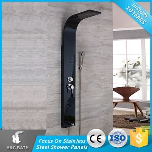 Precio más barato <span class=keywords><strong>de</strong></span> Acero En Forma <span class=keywords><strong>de</strong></span> L Panel <span class=keywords><strong>De</strong></span> Ducha <span class=keywords><strong>de</strong></span> Ahorro <span class=keywords><strong>de</strong></span> Agua Con Caño <span class=keywords><strong>de</strong></span> Latón - Product Image 1