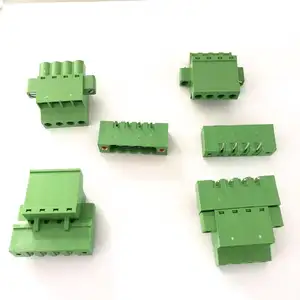 high quality 2.54mm,3.5mm,3.81mm,5.0mm,5.08mm,7.62mm PCB terminal block 5.0 5.08 mm pitch 4 pin pluggable screw terminal block