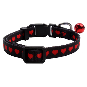 <span class=keywords><strong>Collar</strong></span> para Gato Personalizado 2025 con Logotipo Impreso, Ajustable, de Poliéster de Alta Calidad, con Campanas y Correa para Mascotas - Product Image 2