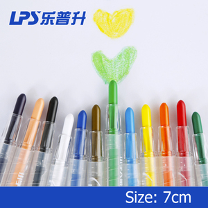 Strumenti per la pittura artistica pastello in plastica multicolore studenti Twist Up Crayon Pen Set 18 colori con scatola in PP - Product Image 4
