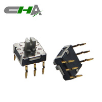 CHA RC 7*7mm série 10 positions trou traversant mini interrupteur rotatif Dip avec hauteur en option