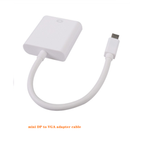 Adaptateur de câble de sortie Mini DisplayPort mâle vers VGA femelle 1080P, convertisseur Mini DP vers VGA