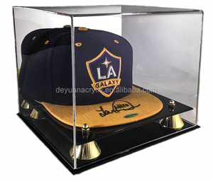 Boîte en acrylique transparente pour casque, baseball, rugby, basketball, cubes d'affichage en acrylique avec couvercle - Product Image 1