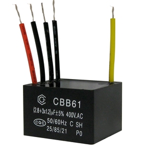 Condensador para <span class=keywords><strong>Ventilador</strong></span> <span class=keywords><strong>de</strong></span> <span class=keywords><strong>Techo</strong></span> Shunde CG-Elec 0.1uf ~15uf 250VAC 400VAC 450VAC 3 Cables cbb61 <span class=keywords><strong>Precio</strong></span> - Product Image 3