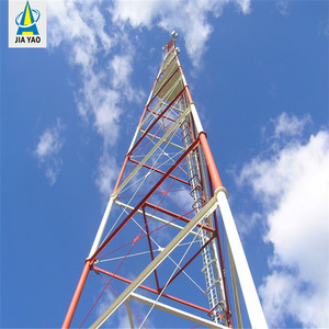 80 m telecomunicaciones acero microondas de radio celular señal BTS Antena 3 patas Torre tubo - Product Image 4