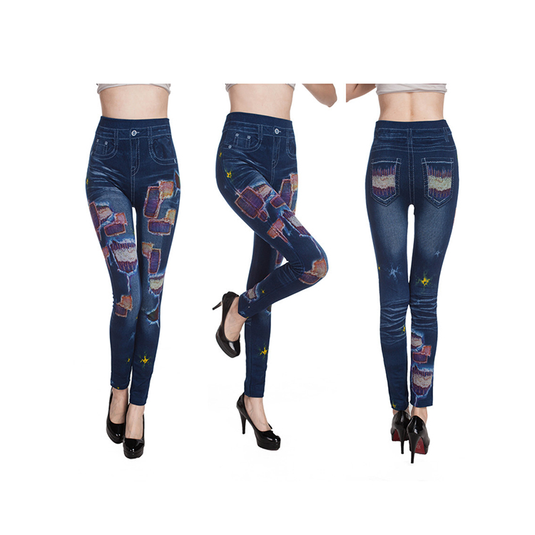Encuentre el mejor fabricante de leggins tipo jeans y leggins tipo jeans  para el mercado de hablantes de spanish en alibaba.com
