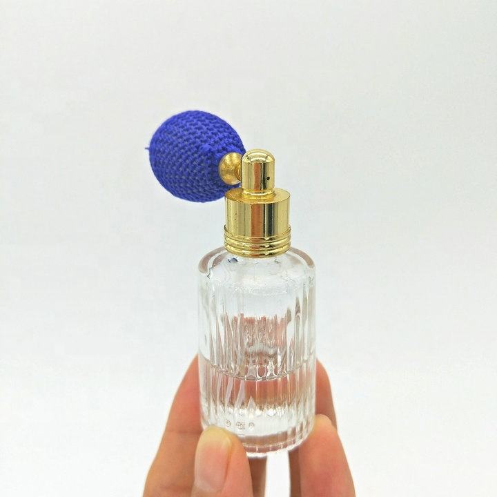 Newest Design Free Sample Perfume Glass 35ml Bottle with air Bag