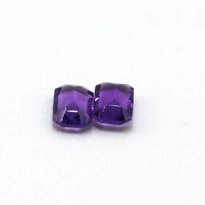 Collane di Alta Qualità con Pietra di Ametista Viola Taglio Ottagonale, Gemme Naturali in Vari Colori: Bianco, Rosa, Verde, Giallo - Product Image 2