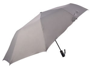 Ombrelle-<span class=keywords><strong>parapluie</strong></span> plat gris, nouvelle innovation, forme spéciale, pliable gris, argent, mains libres, nouveauté automobile, 27 pouces - Product Image 3