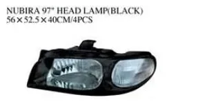 Dành Cho DAEWOO <span class=keywords><strong>NUBIRA</strong></span> 97 Đèn Pha Ô Tô Tự Động Đèn Pha Màu Đen - Product Image 1