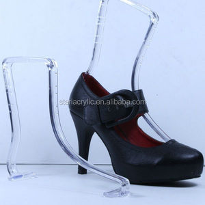 Cao Cấp Rõ Ràng Acrylic Giày Hiển Thị Chèn Riser, Acrylic Sandal Cửa Hàng Giày Hiển Thị Đứng Giày Hỗ Trợ Shaper Hình Thức Chèn - Product Image 3