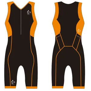 Triathlon Kleidung Radfahren Haut Anzug Pro Team Club kleine Bestellung Nylon Spandex Stoffe Kontrast farbe Design benutzer definierte Tri Anzug