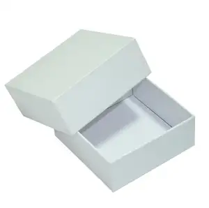 Luxury Custom Square White Cardboard Gift Box Lids And High Gloss White Cardboard Boxes Packaging