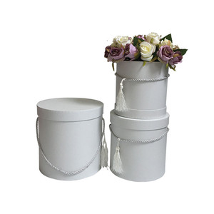 फूल उपहार पैकिंग के लिए कस्टम लोगो राउंड ट्यूब फूल बॉक्स - Product Image 1
