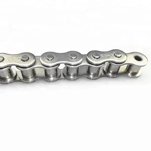 Semua Ukuran Short Pitch Presisi Tunggal Stainless Steel Roller Chain SS40