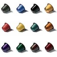Dùng Một Lần Nespresso Aluminum Foil Rỗng Cà Phê Capsule Với Nắp