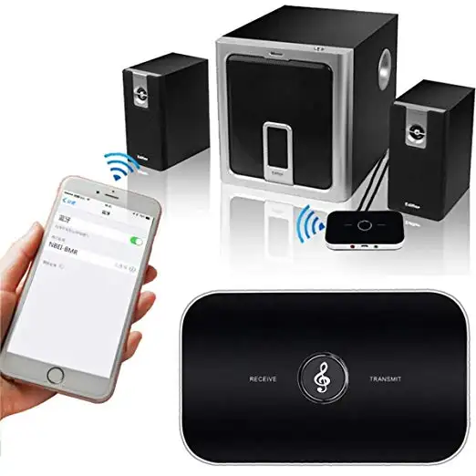 B6 Multi Fungsi Bluetooth Audio Adapter untuk Menerima + Mengirimkan 2-In-1 Bluetooth Transceiver Transmitter Audio Nirkabel receiver