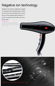 Secador de pelo profesional de alta velocidad con Motor AC, venta al por mayor, con iónico - Product Image 3