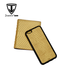 Cheap Custom Color de piel de Serpiente de Cuero de Oro Cajas Del Teléfono Móvil de la Célula - Product Image 6
