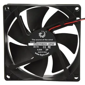 High quality axial 12v 24v 92mm axial 92*92*25mm dc exhaust cooling fan for refrigerator welding machine