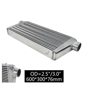 유니버설 600*300*76mm 터보 인터쿨러 OD = 2.5 " / 3.0" 전면 마운트 인터쿨러 바 및 플레이트 PQY-IN816 - Product Image 2