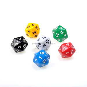 Manufacturing Polyhedral <strong>Dice</strong> Double-Color Giant Inflatable <strong>D20</strong> <strong>Dice</strong> for Board Game - Product Image 5