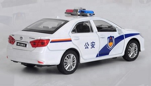 Modellino Auto <span class=keywords><strong>della</strong></span> <span class=keywords><strong>Polizia</strong></span> 1:32 con Suoni e Luci, <span class=keywords><strong>Giocattolo</strong></span> Die-cast a Retrocarica - Product Image 2