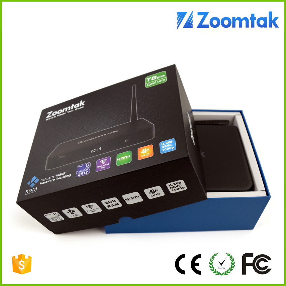 Amlogic S812 KODI 15.2 Android 5.1 dual band wifi caja del internet tv árabe