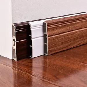 จีน PVC Baseboard พลาสติกฐาน Trim ยาง Plinth Molding