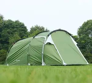 Glamping Large Outdoor Camping 3-4 People Sunshade Tent Waterproof Tourist Hiking Fishing Tent