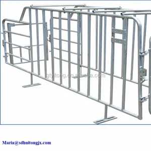 Stalla di gestazione del maiale zincata a caldo con porta posteriore speciale