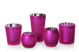 Diseño de la navidad huracán de mercurio de vidrio porta velas <span class=keywords><strong>candelita</strong></span> conjunto - Product Image 5