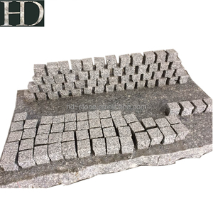 Trung Quốc mới G623 <span class=keywords><strong>grey</strong></span> Granite đá đánh bóng flamed Mài ngoài trời lát <span class=keywords><strong>Cube</strong></span> phong cách mộc mạc thiết kế cho công viên - Product Image 2
