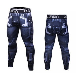 Vendita calda nuova vendita all'ingrosso Full Sublimation <span class=keywords><strong>Leggings</strong></span> da <span class=keywords><strong>uomo</strong></span> Bjj MMA Spats per l'allenamento stretto - Product Image 5