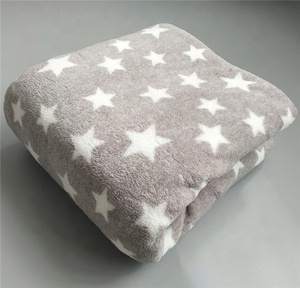 Personalizzato <span class=keywords><strong>Stella</strong></span> Design Super Morbido Peluche Del Bambino Coperta In Pile <span class=keywords><strong>Polare</strong></span> LOGO Personalizzato Infante Appena Nato Bambini Cute Del Bambino Coperta di Flanella - Product Image 3