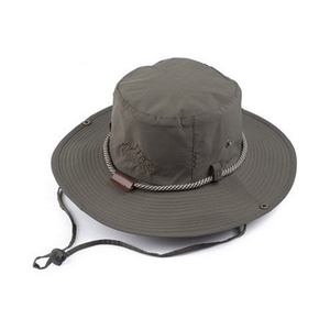 Commercio all'ingrosso Logo Personalizzato <span class=keywords><strong>Safari</strong></span> Pianura Del Cappello Della Benna - Product Image 2