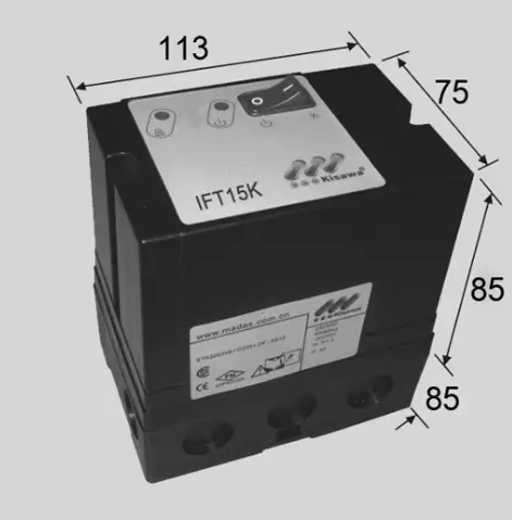 Industriële Gasbrander Controller IFT15 Vlam Detector Voor Ketel Onderdelen